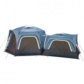 Coleman 2000033782 3-Person & 6-Person Connectable Tent Bundle with Fast Pitch Setup, BlueSet of 2