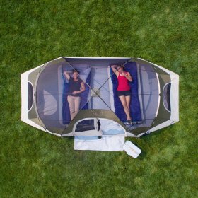 Ozark Trail 8-Person 2-Room Modified Dome Tent, with Roll-back F