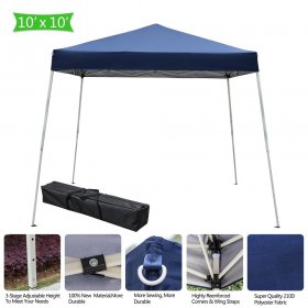 Zimtown 10'x10' Instant Canopy Pop up Wedding Party Tent Folding