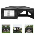 Zimtown Easy Pop up Tent Party Canopy with 6 Walls 10' x 20' Out
