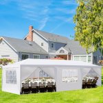 Zimtown 10'X30' Canopy Party Wedding Tent 5/7/8 Sidewalls Garden