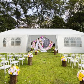 Costway 10'x30' Outdoor Party Wedding Tent Canopy Heavy duty Gaz