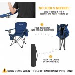 KingCamp Oversized Heavy Duty Outdoor Camping Folding Chair, Ult