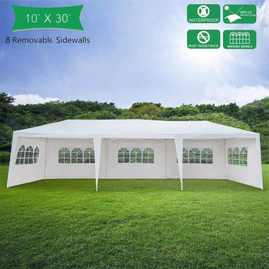Zimtown 10\'X30\' Canopy Tent Party Wedding Tent Gazebo Pavilion C