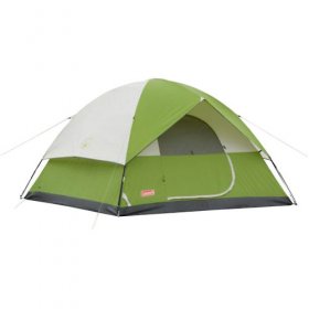 Coleman 6-Person Sundome Dome Camping Tent, 1 Room, Green