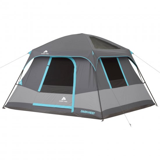 Ozark Trail 6-Person Dark Rest Cabin Tent w/Skylight Ceiling Pan