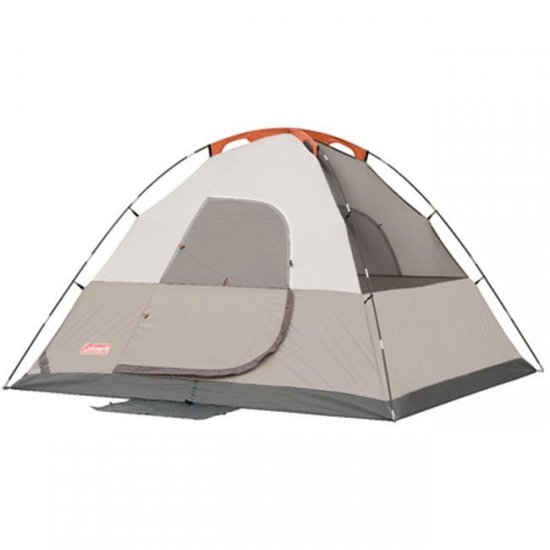 Coleman 111245 Sundome 5 Person Camping TentGray/Orange