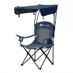 Ozark Trail Sand Island Shaded Canopy Camping Chair with Cup Hol