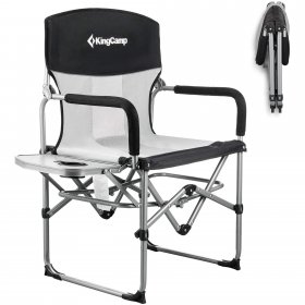 KingCamp Folding Camping Chairs Heavy Duty Directors Chair with