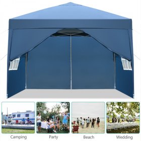 Zimtown 10' x 10' Pop Up Canopy Tent Waterproof Folding Tent w/4