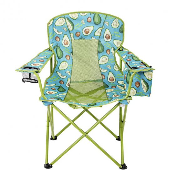 Ozark Trail Oversized Mesh Cooler Chair, Avocado, Guac O\'Clock