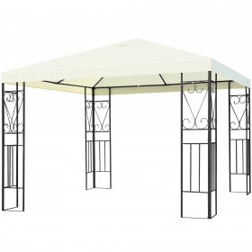 Costway 10'x10' Patio Gazebo Canopy Tent Steel Frame Shelter Pat