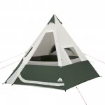 Ozark Trail 7-Person 1-Room Teepee Tent, with Vented Rear Window