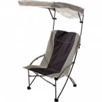 Pro Comfort High Back Shade Folding ChairTan/Black
