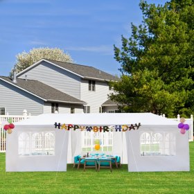 Zimtown 10'x30' Party Tent Wedding Canopy Gazebo Pavilion Event