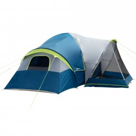 Ozark Trail 10-Person Family Camping Tent, with 3 Rooms and Scre