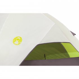 Coleman 6-Person Steel Creek Fast Pitch Dome Camping Tent with Screen Room, Green