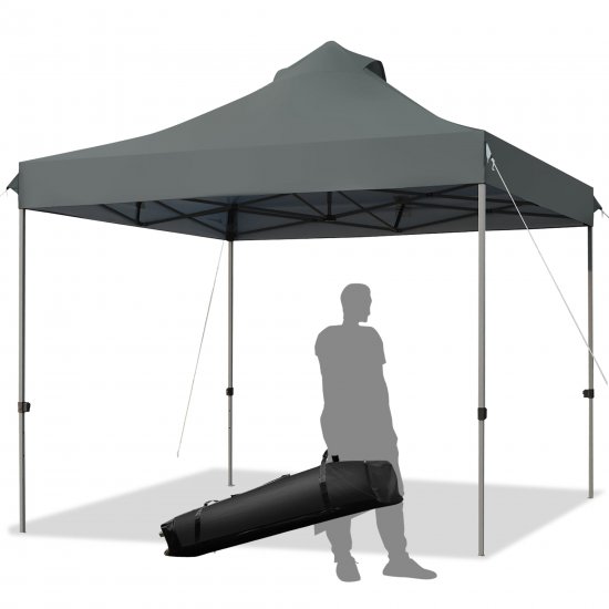 Costway 10\' x 10\' Portable Pop Up Canopy Event Party Tent Adjust