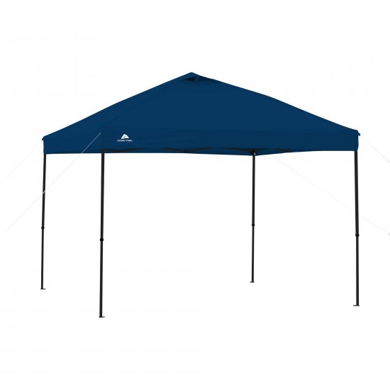 Ozark Trail 10\' x 10\' Blue Instant Outdoor Canopy with UV Protec