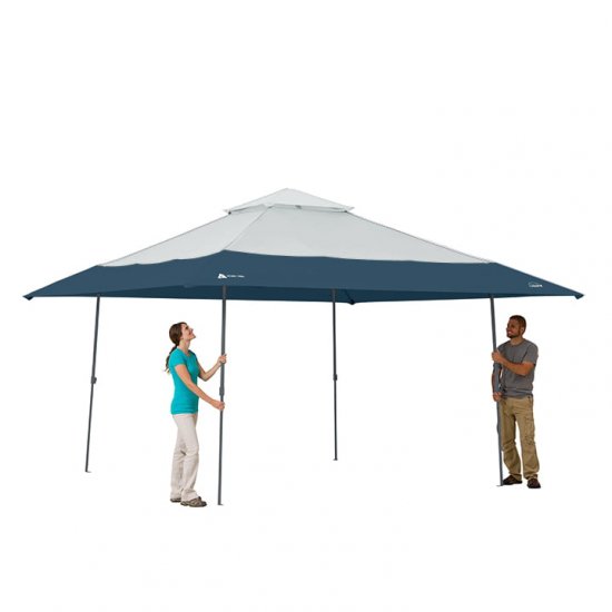 Ozark Trail 14\' x 14\' Instant Lighted Canopy for Camping