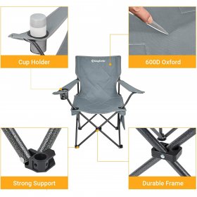KingCamp Lightweight Camping Chairs Folding Chairs Portable Lawn