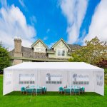 Zimtown 10'x30' Party Wedding Tent Outdoor Gazebo canopy Tent Wh