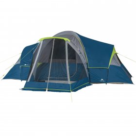 Ozark Trail 10-Person Family Camping Tent, with 3 Rooms and Scre