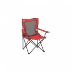 Coleman Broadband Mesh Quad Adult Camping Chair, Red