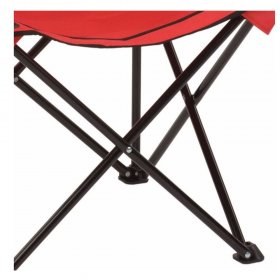 Coleman Mesh Quad Chair Red Up To 250 Lbs 1 Count