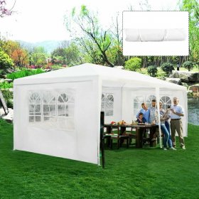 Costway 10'x20' Canopy Tent Heavy Duty Wedding Party Tent 4 Side