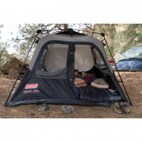 Coleman 6-Person Cabin Camping Tent with Instant Setup, 1 Room, Gray