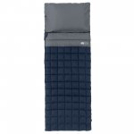 Ozark Trail 40F Weighted Sleeping Bag Navy & Gray (95 in. x 34