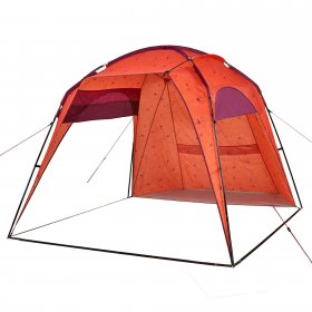 Ozark Trail Orange Sun Shelter Beach Tent, 11.25' x 8.25' with G