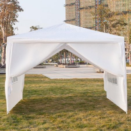 Zimtown 10' x 10' Party Tent Wedding Canopy Gazebo Wedding Tent