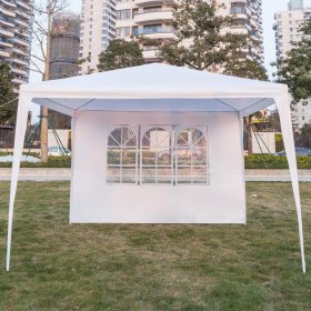Zimtown 10'x10' Party Wedding Tent Outdoor Gazebo 4 Sides Heavy