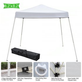 Zimtown Pop Up Portable Canopy Tent 8' x 8' Instant Event Gazebo