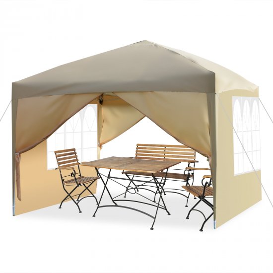 Zimtown Pop up Tent Party Canopy Gazebo with 4 Walls 10\' x 10\' K