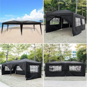 Zimtown 10'x20' Ez Pop up Folding Gazebo Beach Canopy Tent w/ Ca