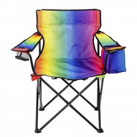 Ozark Trail Oversized Cooler Chair, Rainbow Ombre