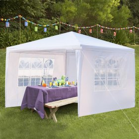 Zimtown 10'x10' Party Wedding Tent Outdoor Gazebo 3 Sides Pavili