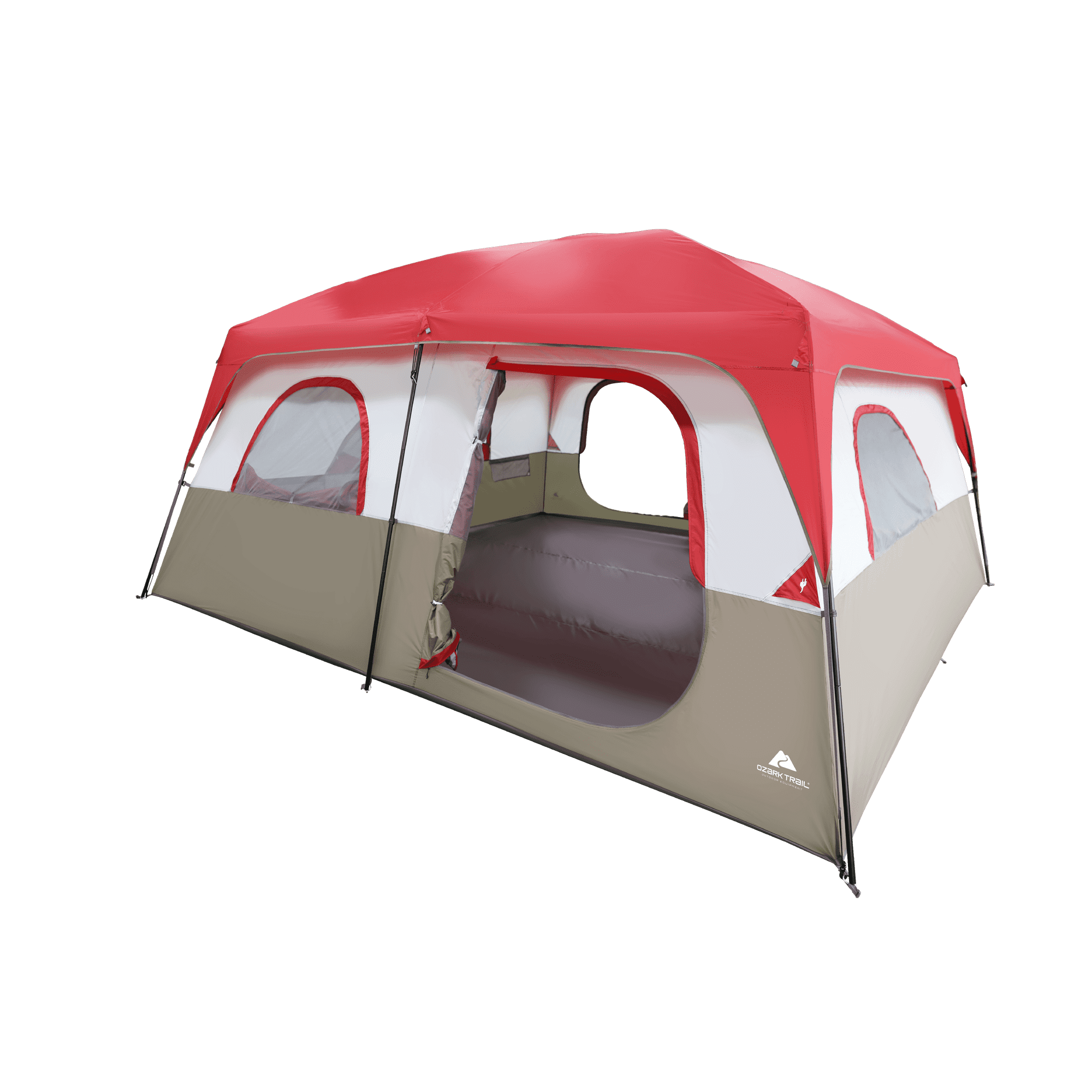 Ozark Trail Hazel Creek 14-Person Family Cabin Tent, with 2 Room